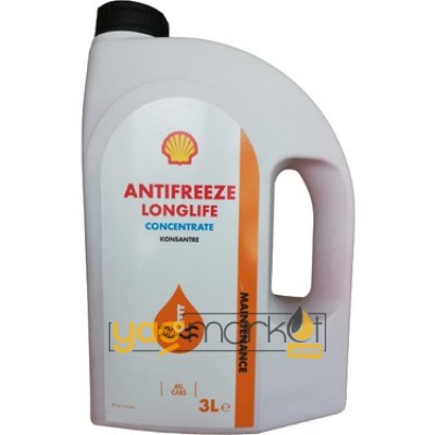 Shell Antifriz Longlife Kırmızı Konsantre - 3 L